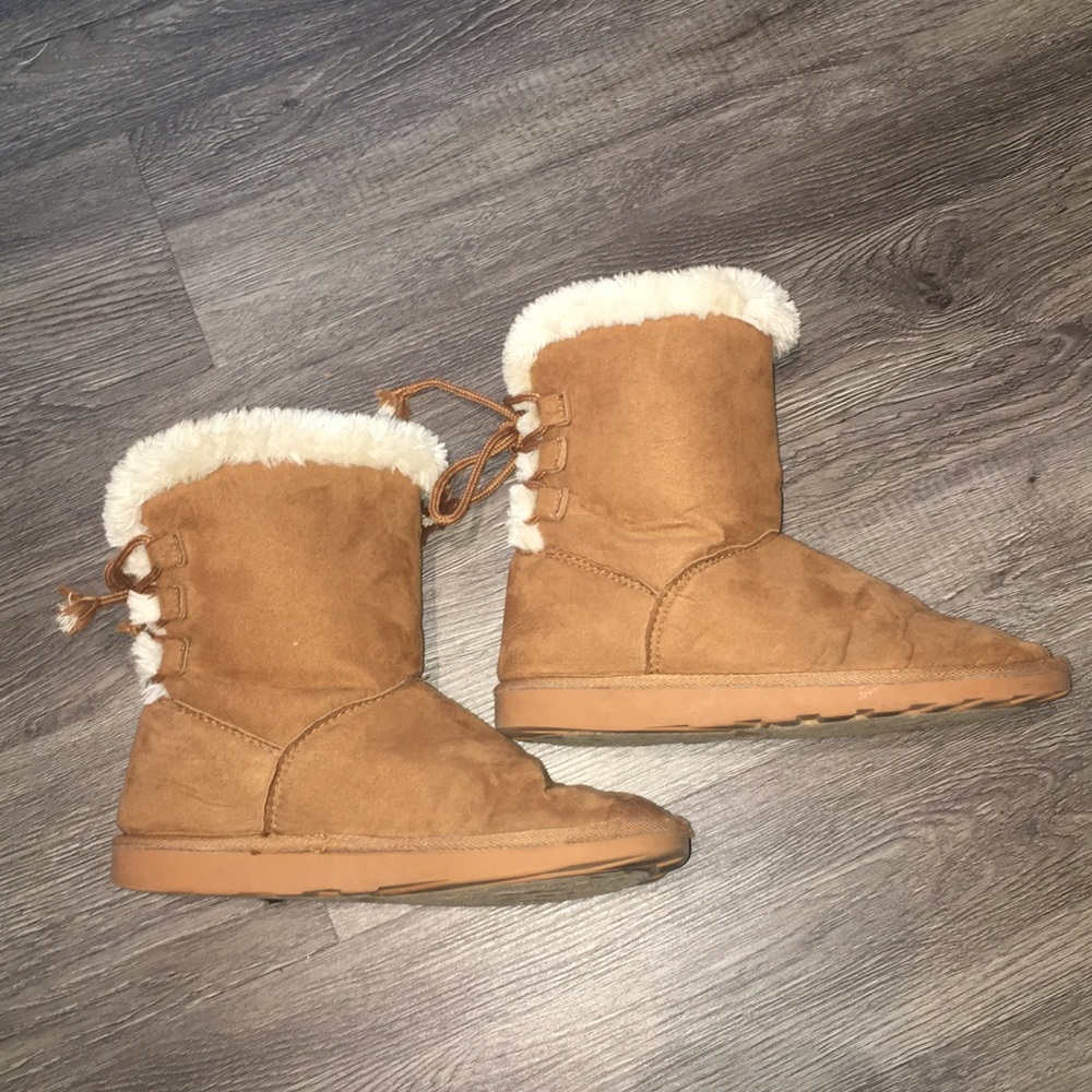 SUEDE PULL ON BOOTS
